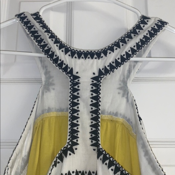 Yellow patterned top - Picture 4 of 4